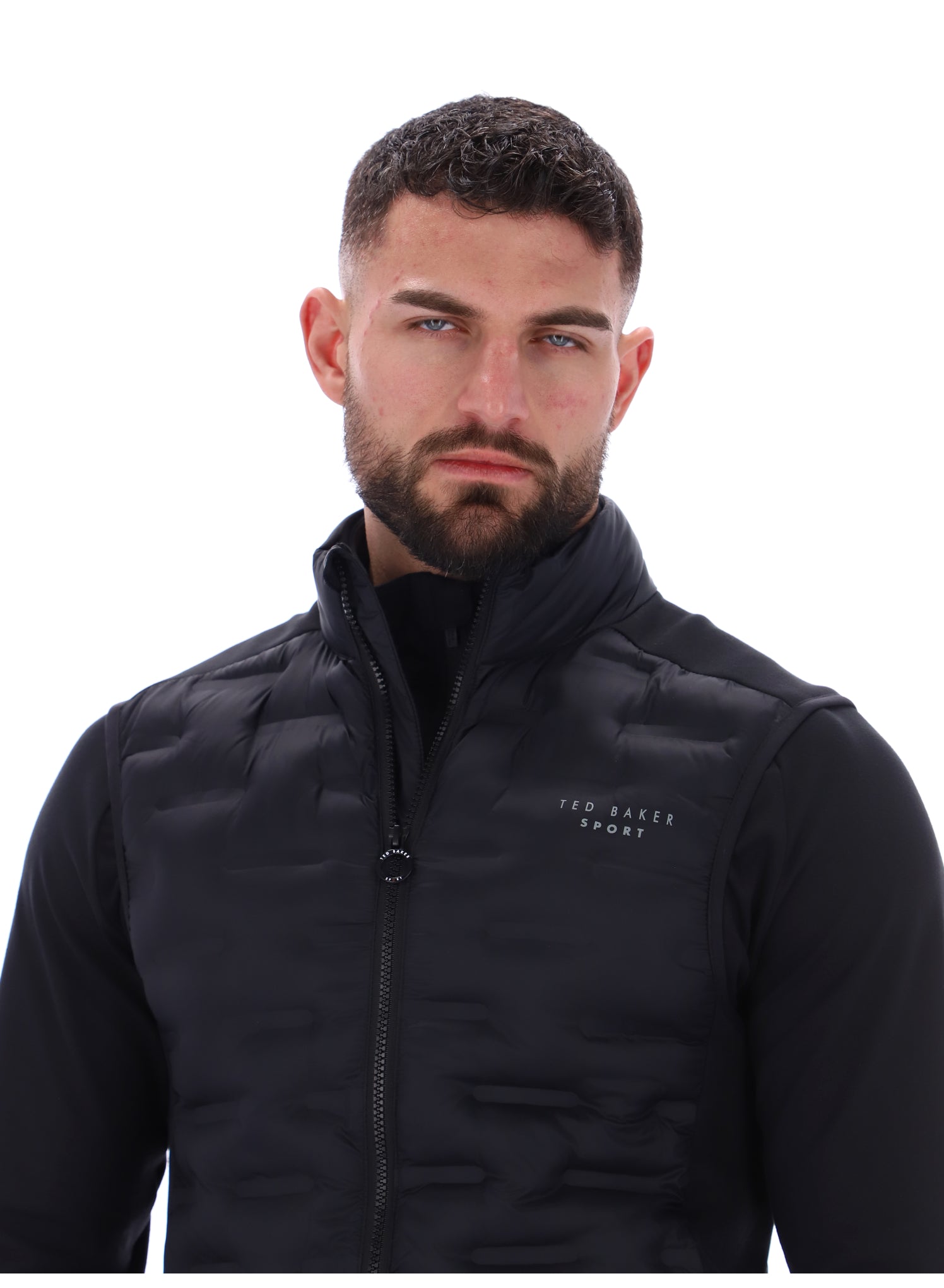 JEREMY Quilted Gilet Black