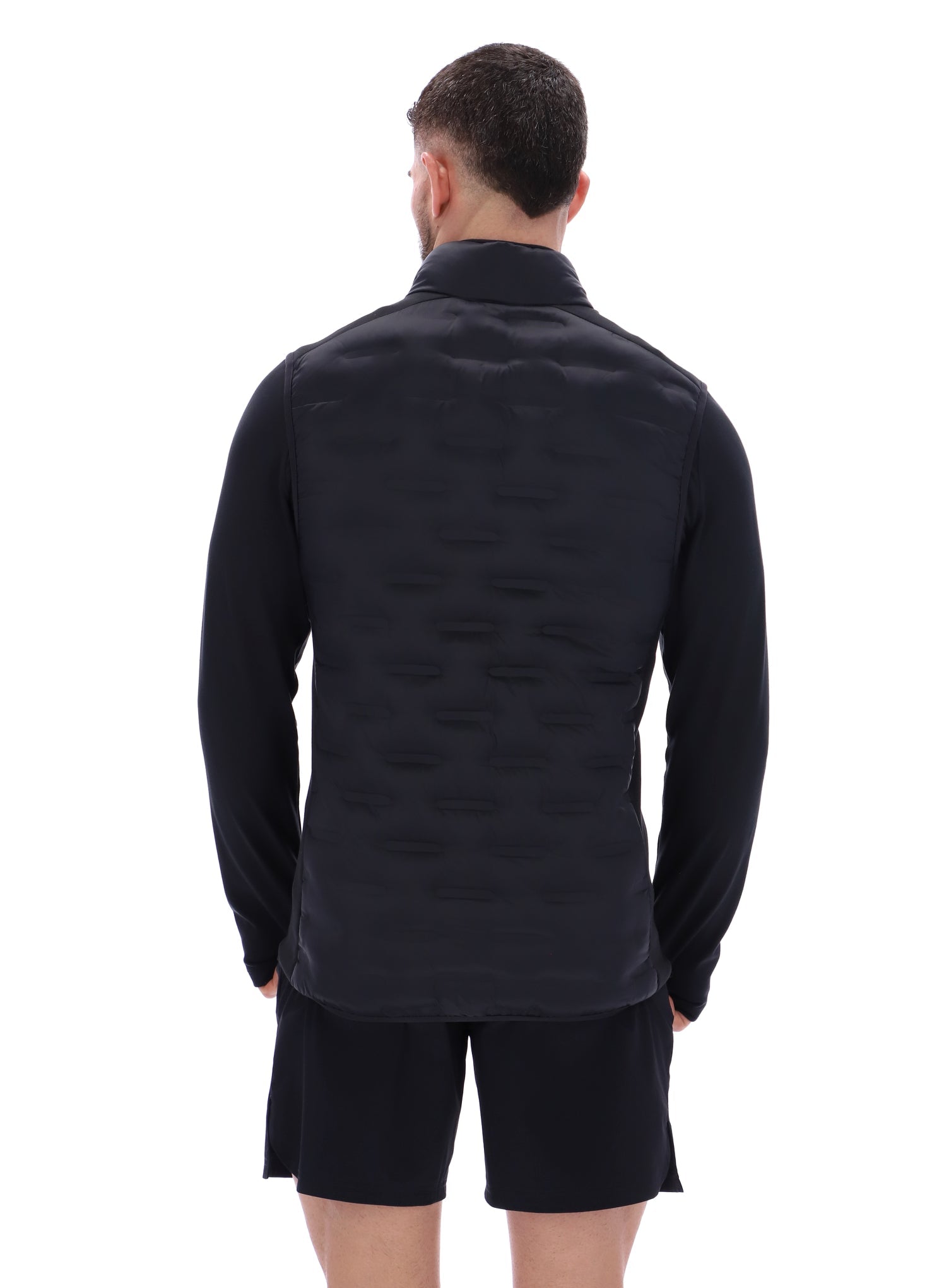JEREMY Quilted Gilet Black
