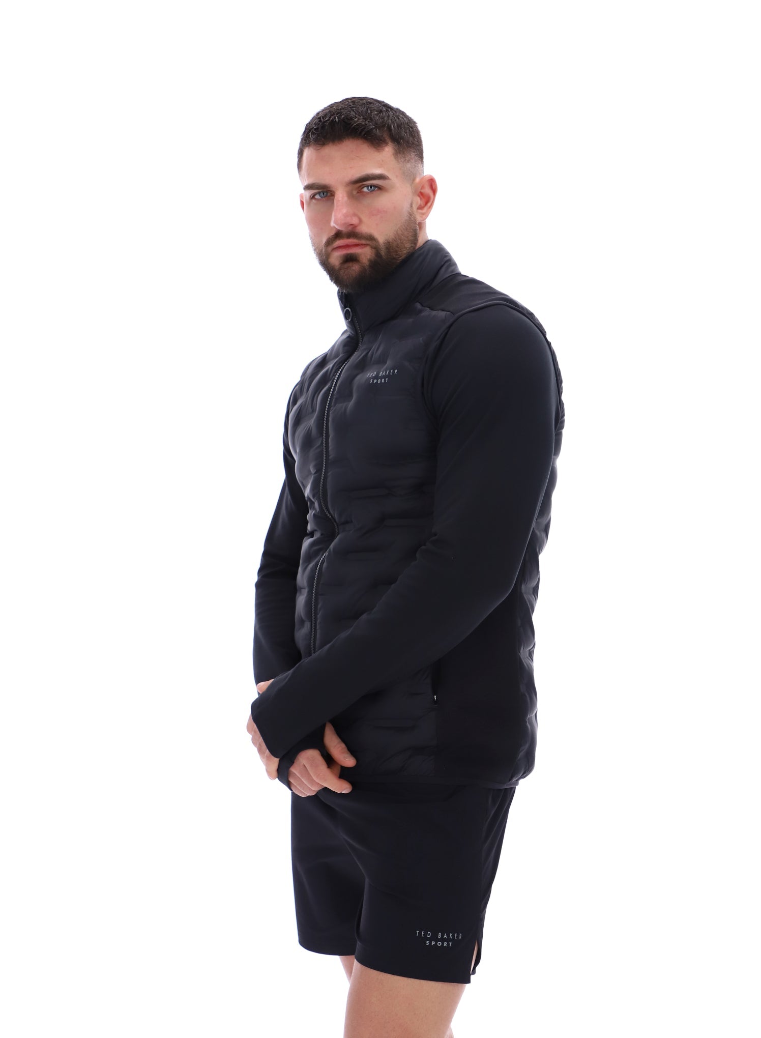 JEREMY Quilted Gilet Black