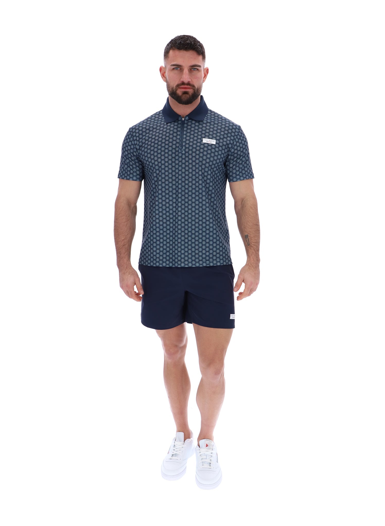 JAYDEN Aop Polo Dark Sapphire
