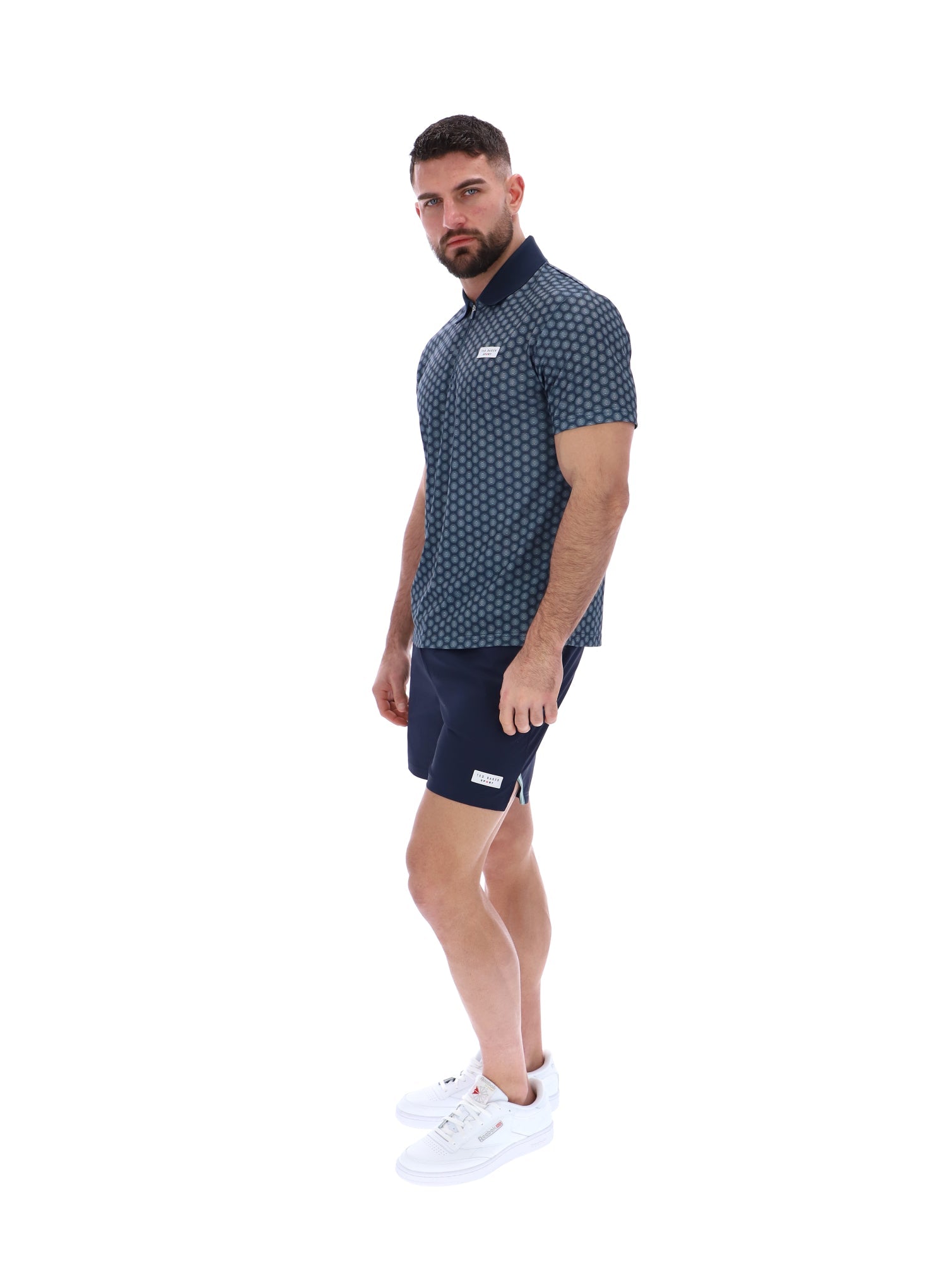 JAYDEN Aop Polo Dark Sapphire
