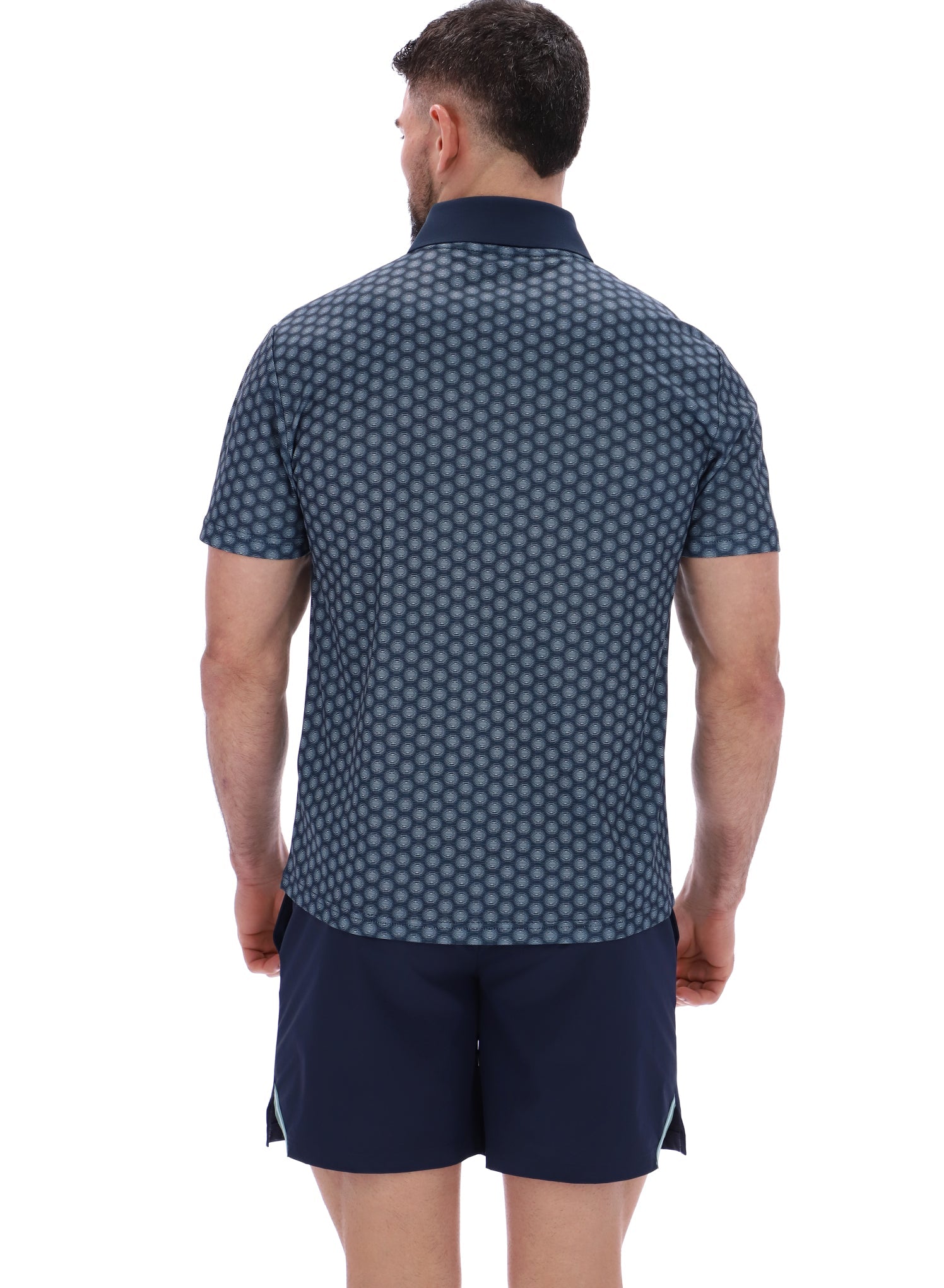 JAYDEN Aop Polo Dark Sapphire