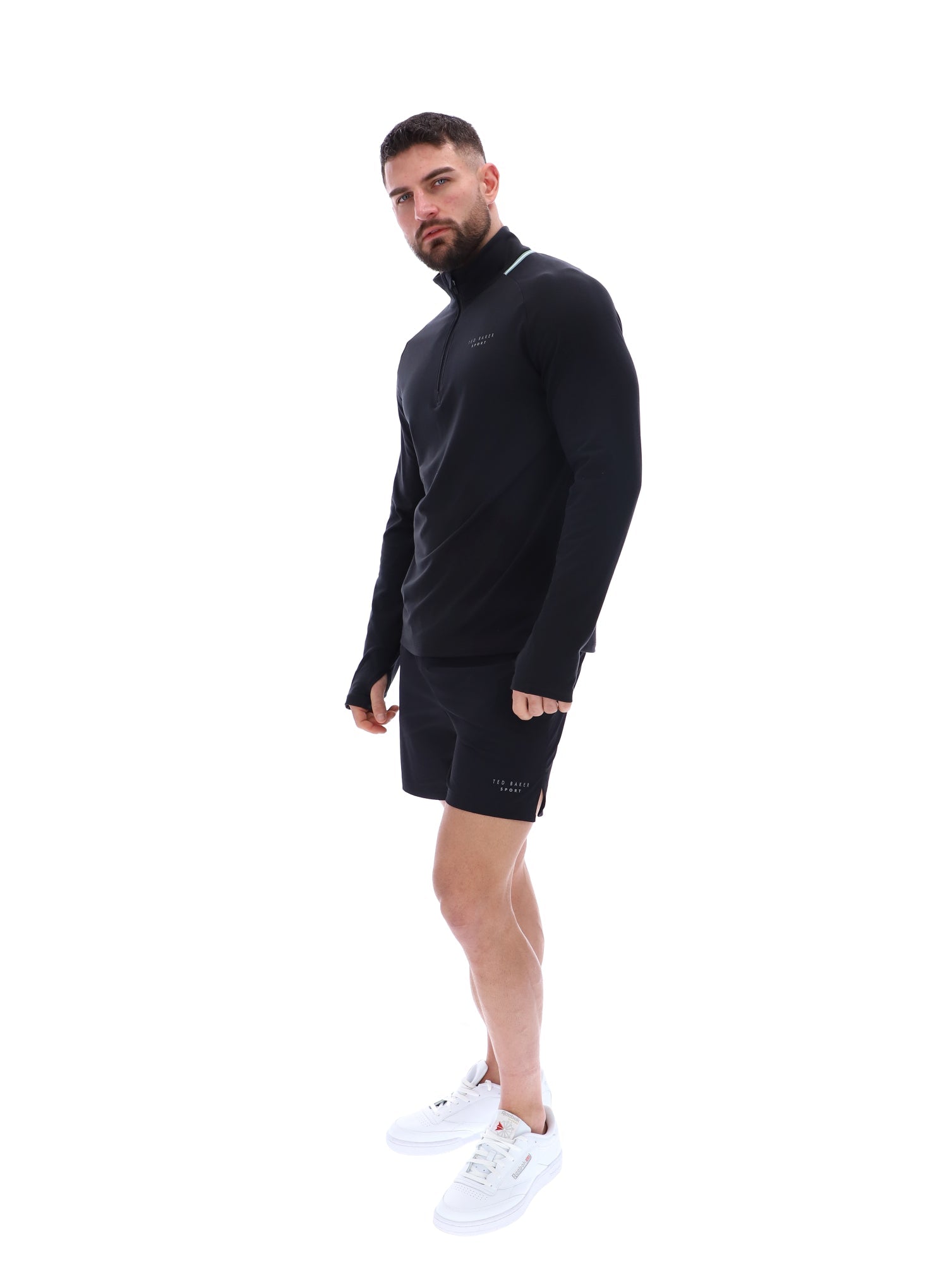 RORY 1/4 Zip Black