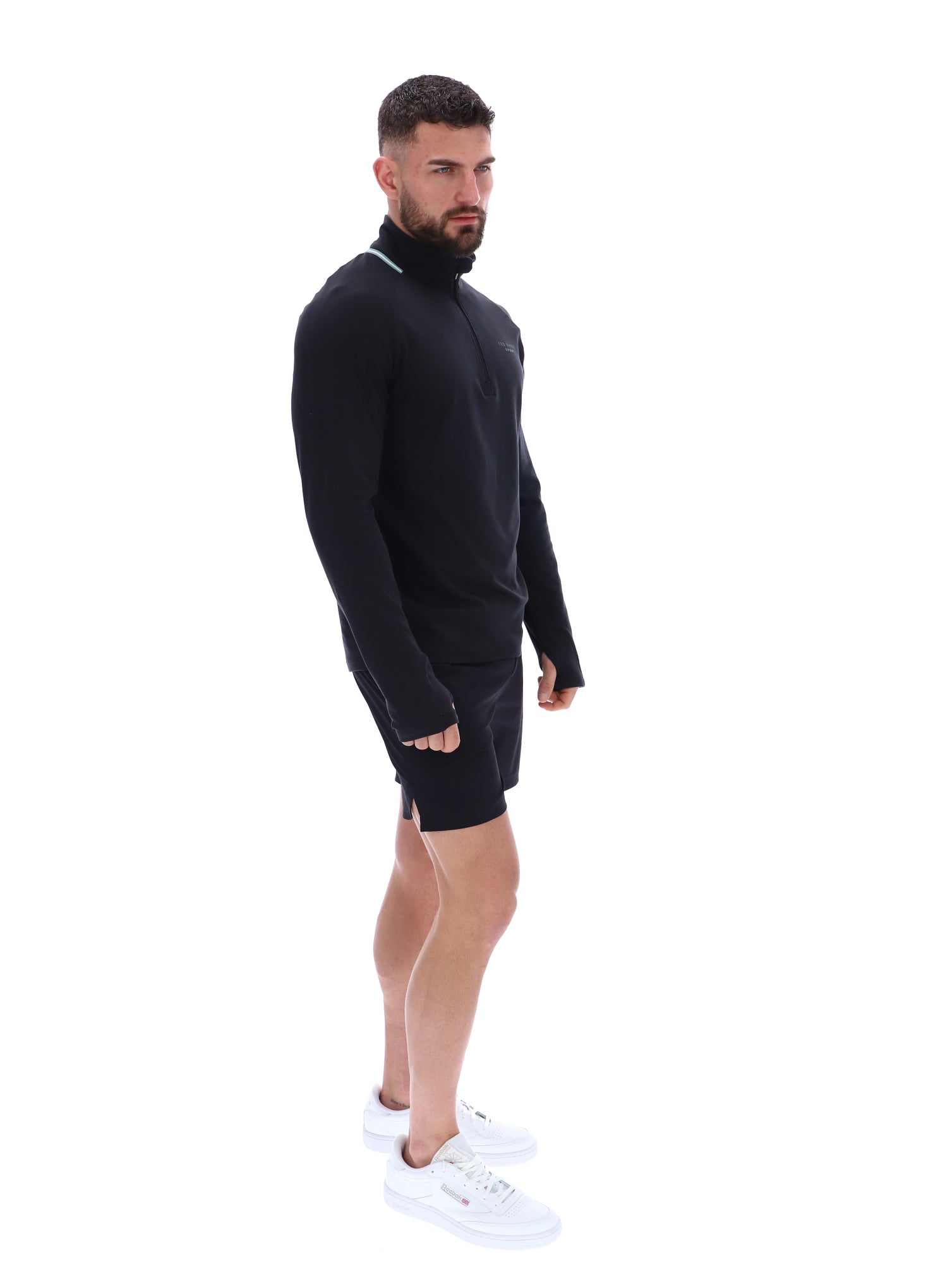 RORY 1/4 Zip Black