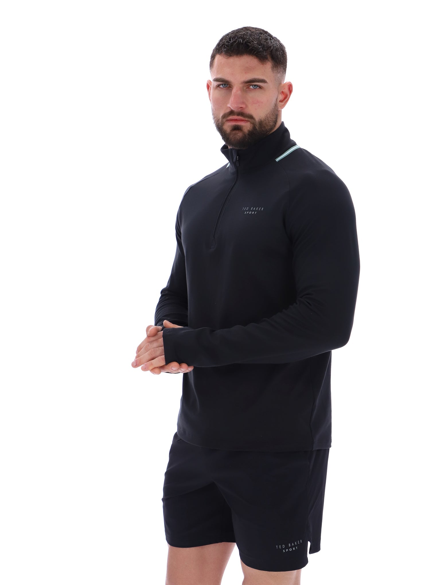 RORY 1/4 Zip Black