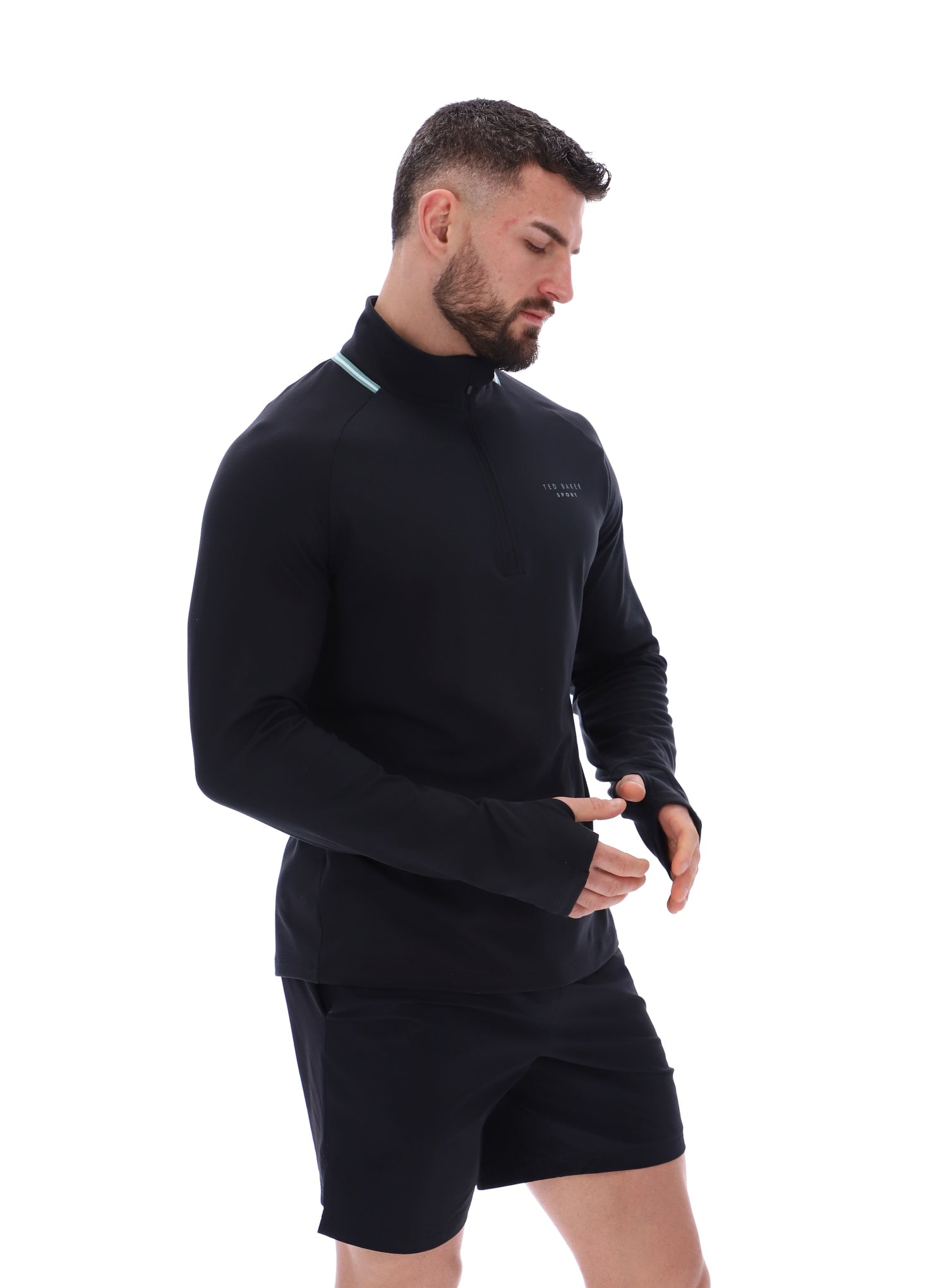RORY 1/4 Zip Black
