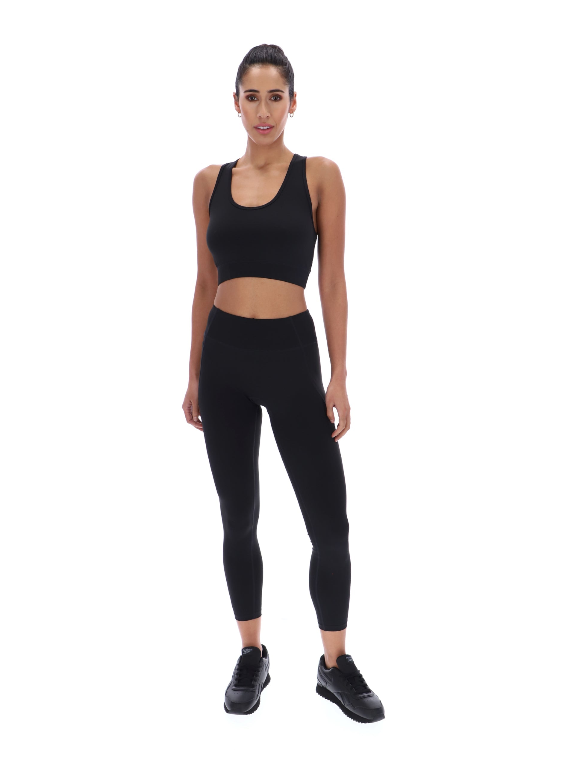 PIKA Studio Racer Back Sports Bra Black