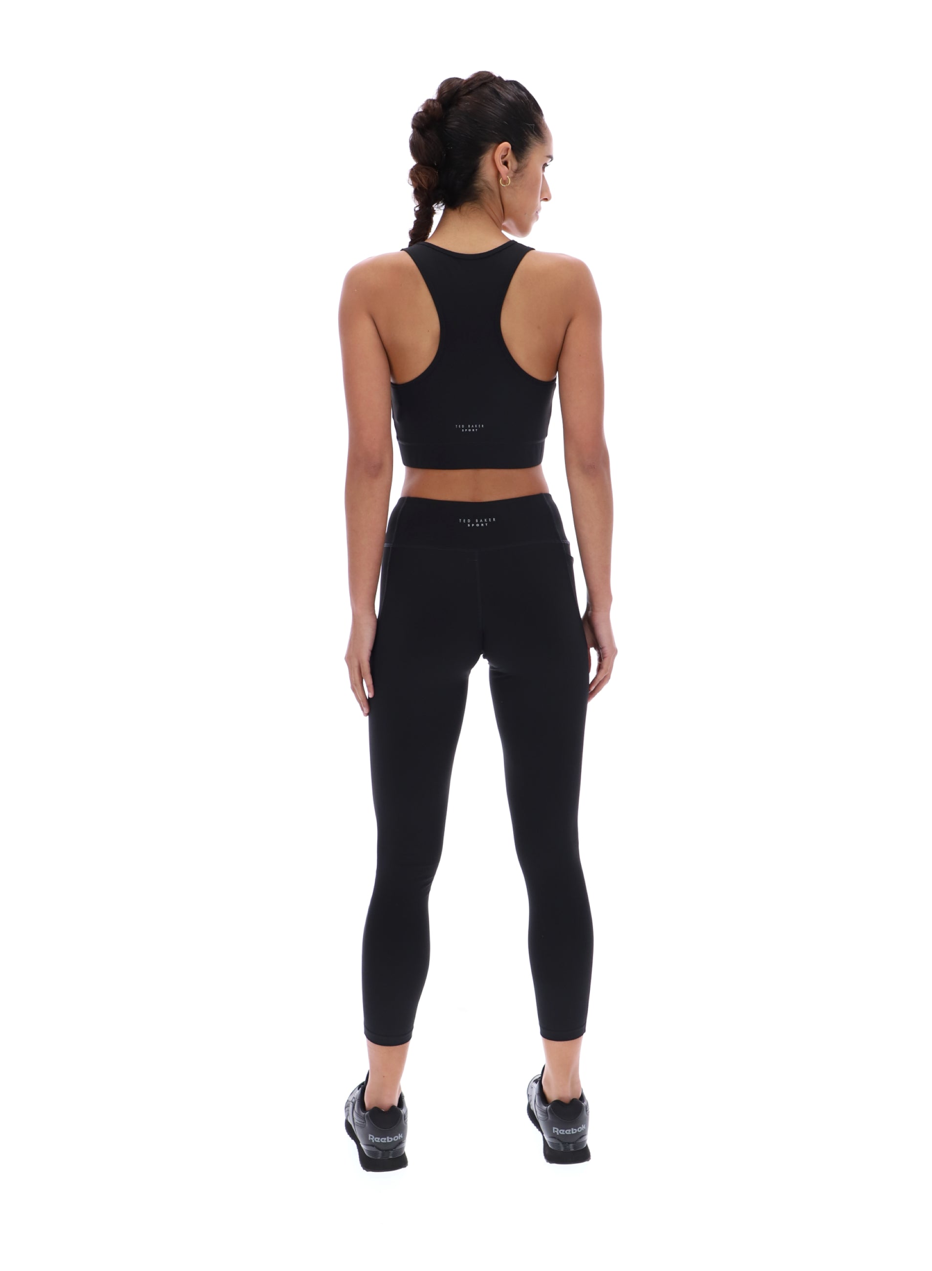 PIKA Studio Racer Back Sports Bra Black
