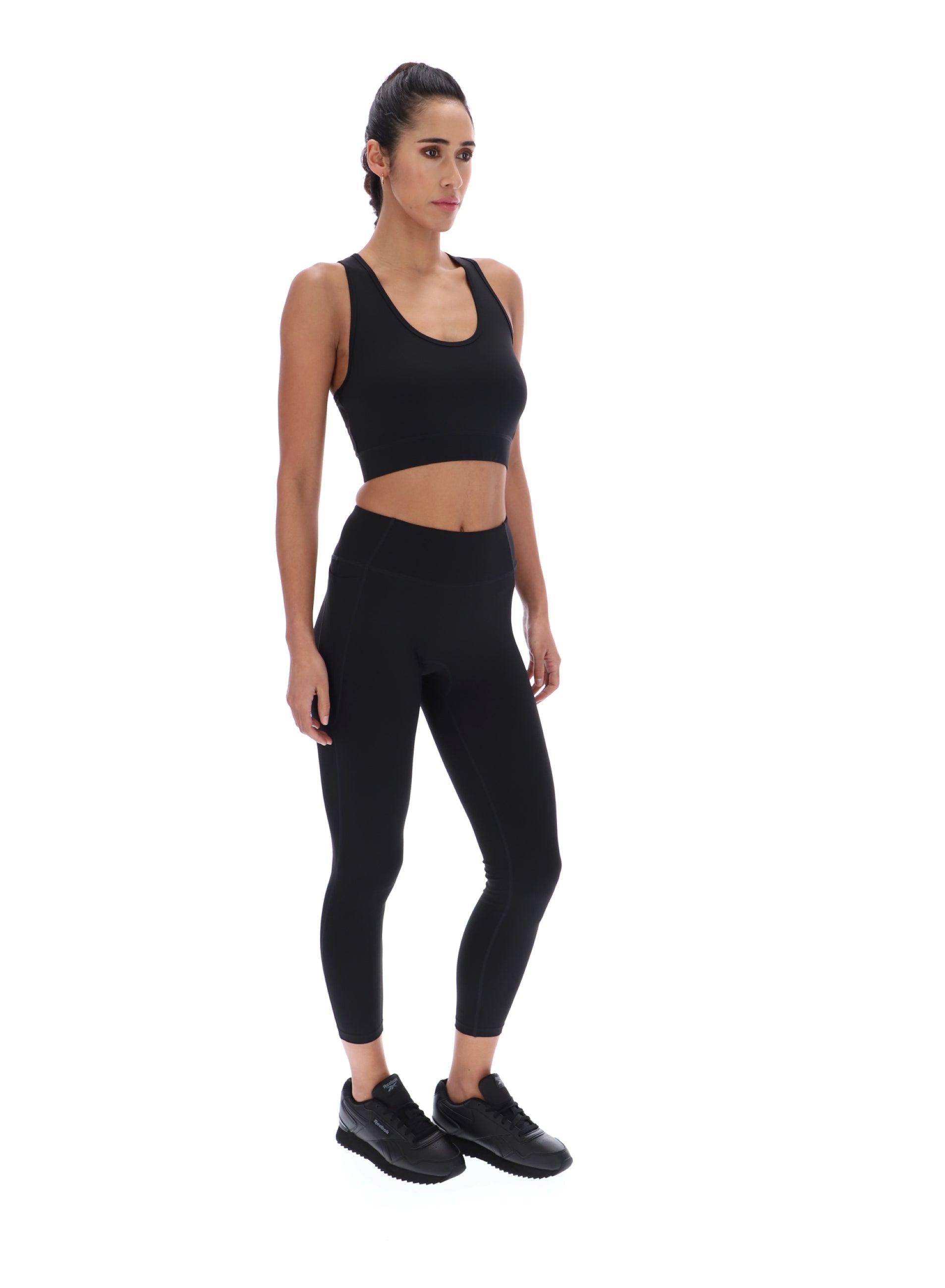 PIKA Studio Racer Back Sports Bra Black