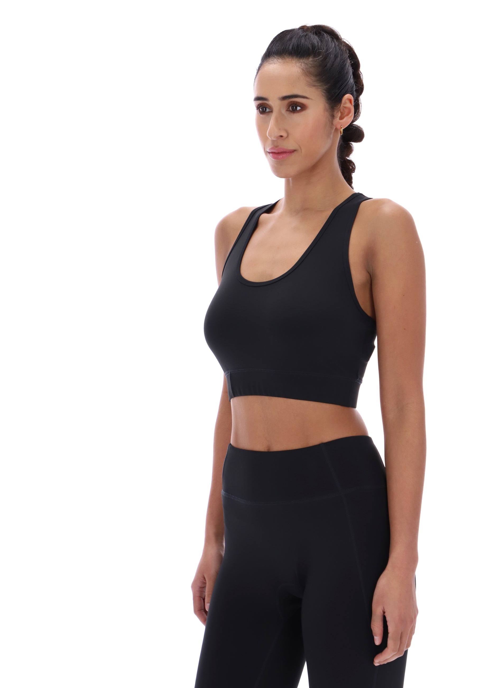 PIKA Studio Racer Back Sports Bra Black