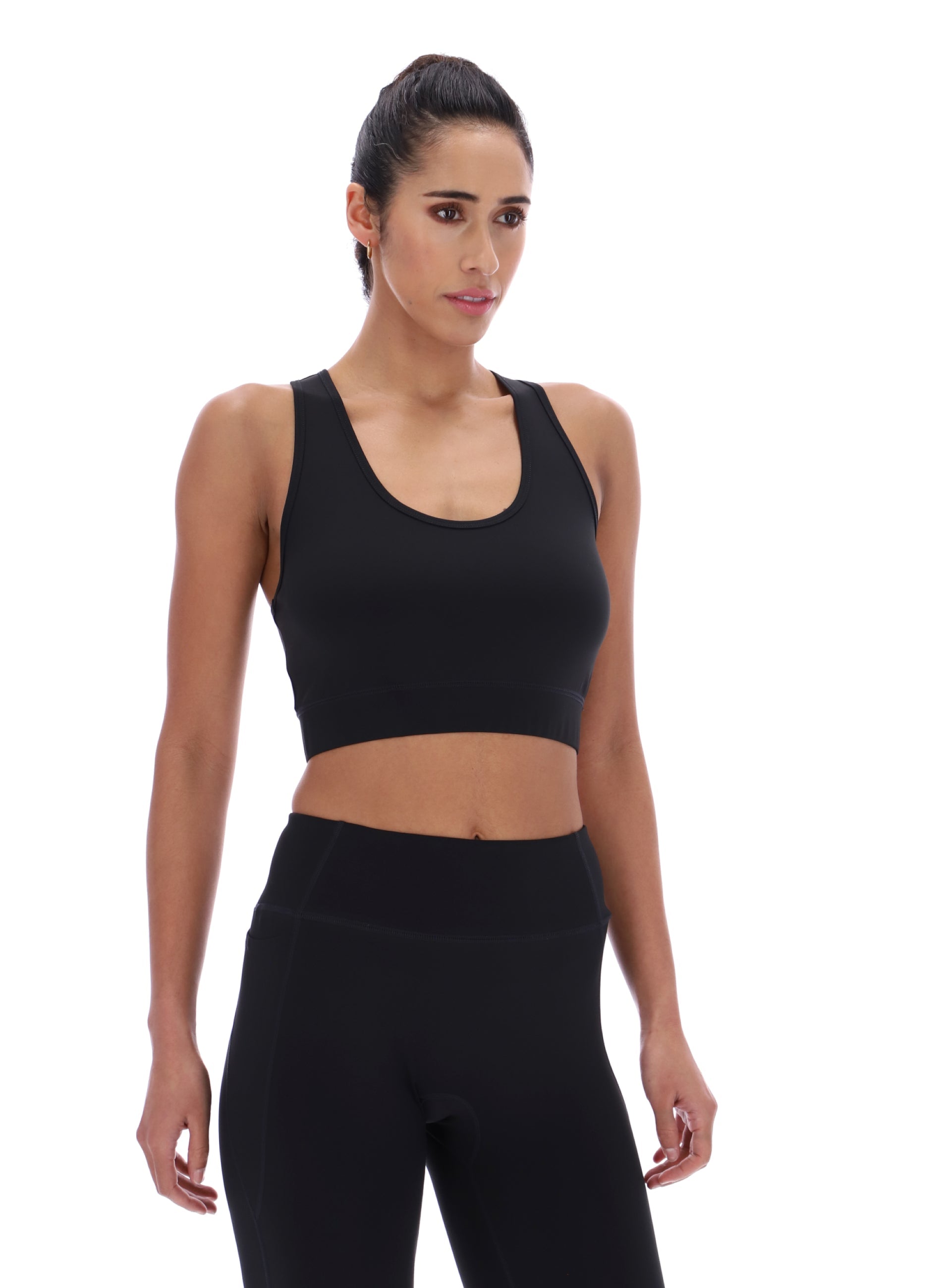 PIKA Studio Racer Back Sports Bra Black