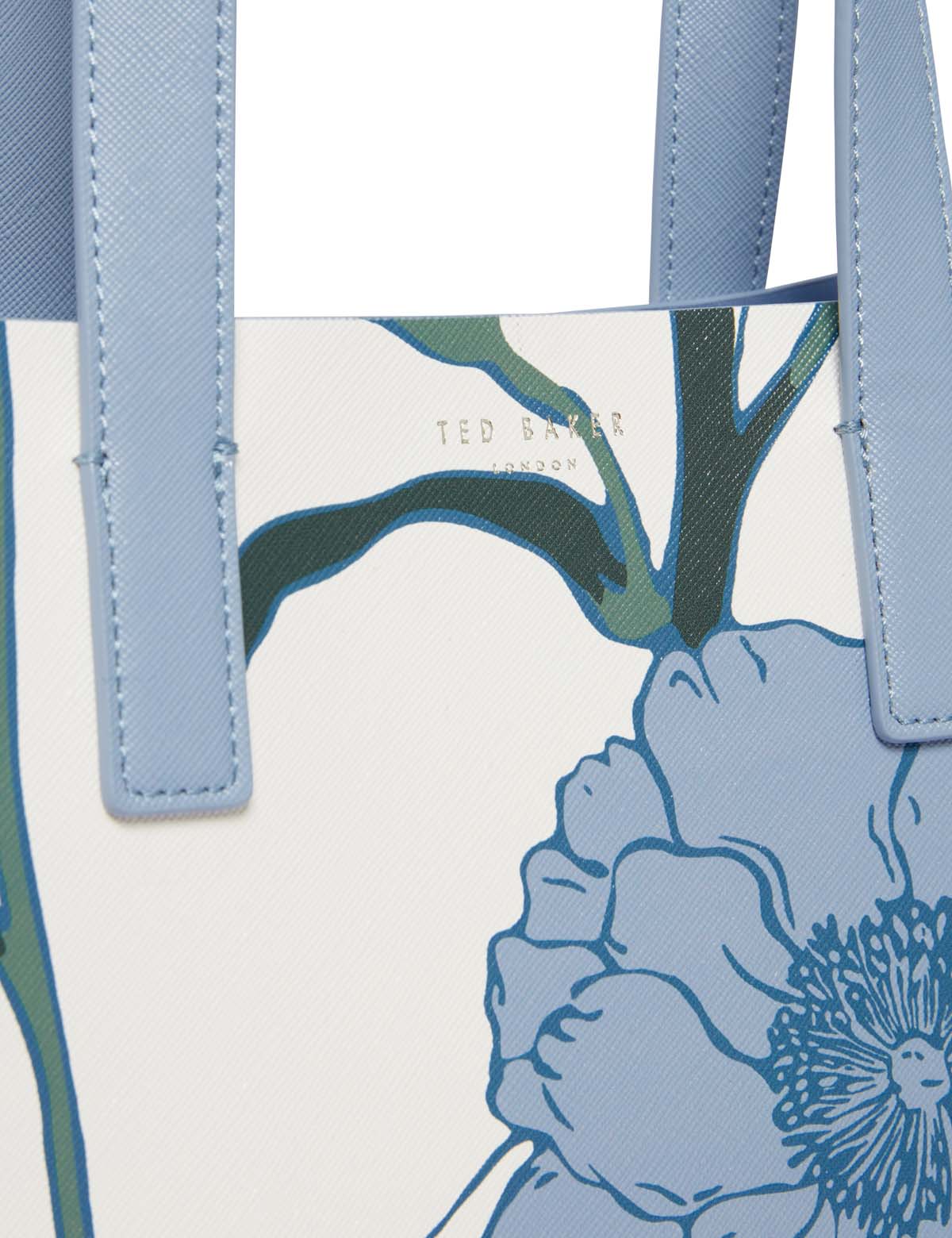 Tyecon Floral Print Small Icon Bag Lt-Blue