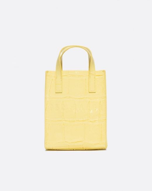 Gatocon Mini Croc Detail Icon Bag Lt-Yellow
