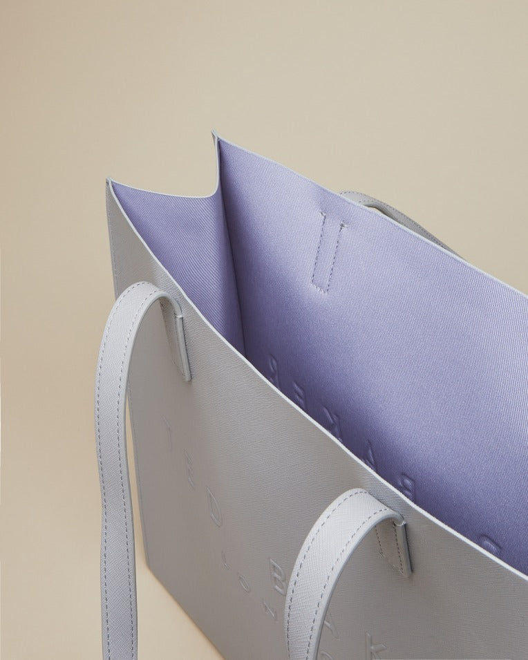 Soocon Crosshatch Large Icon Bag Lt-Grey