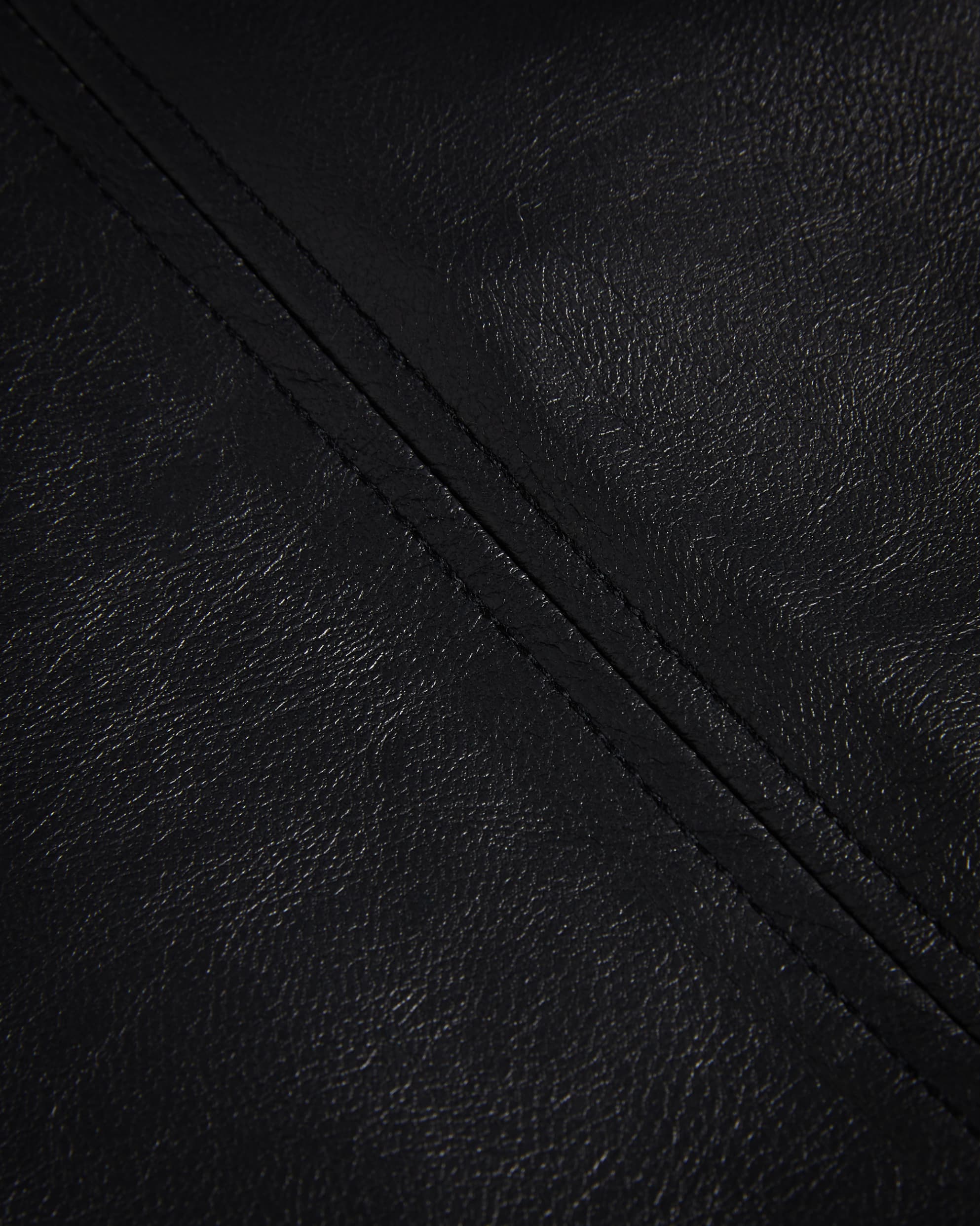 Alltaa Knit Bodice Midi Dress With Faux Leather Skirt Black