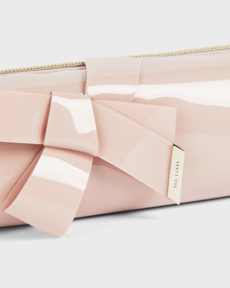 Nikara Knot Bow Brush Case Pl-Pink