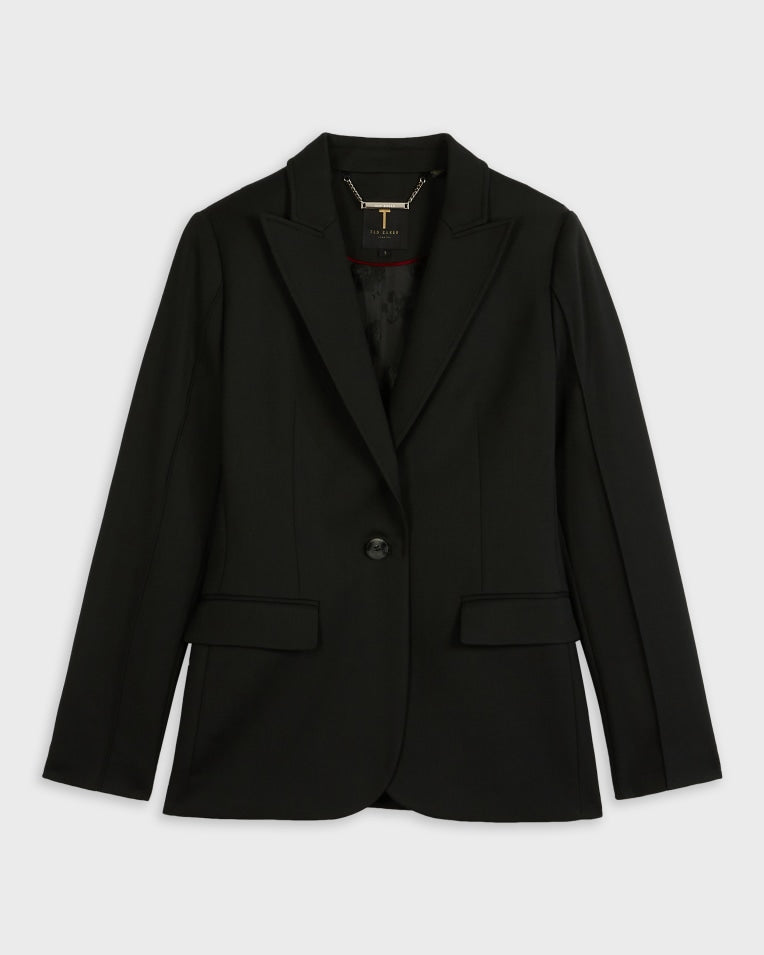 Popiey Tailored Single Breasted Jacket Black