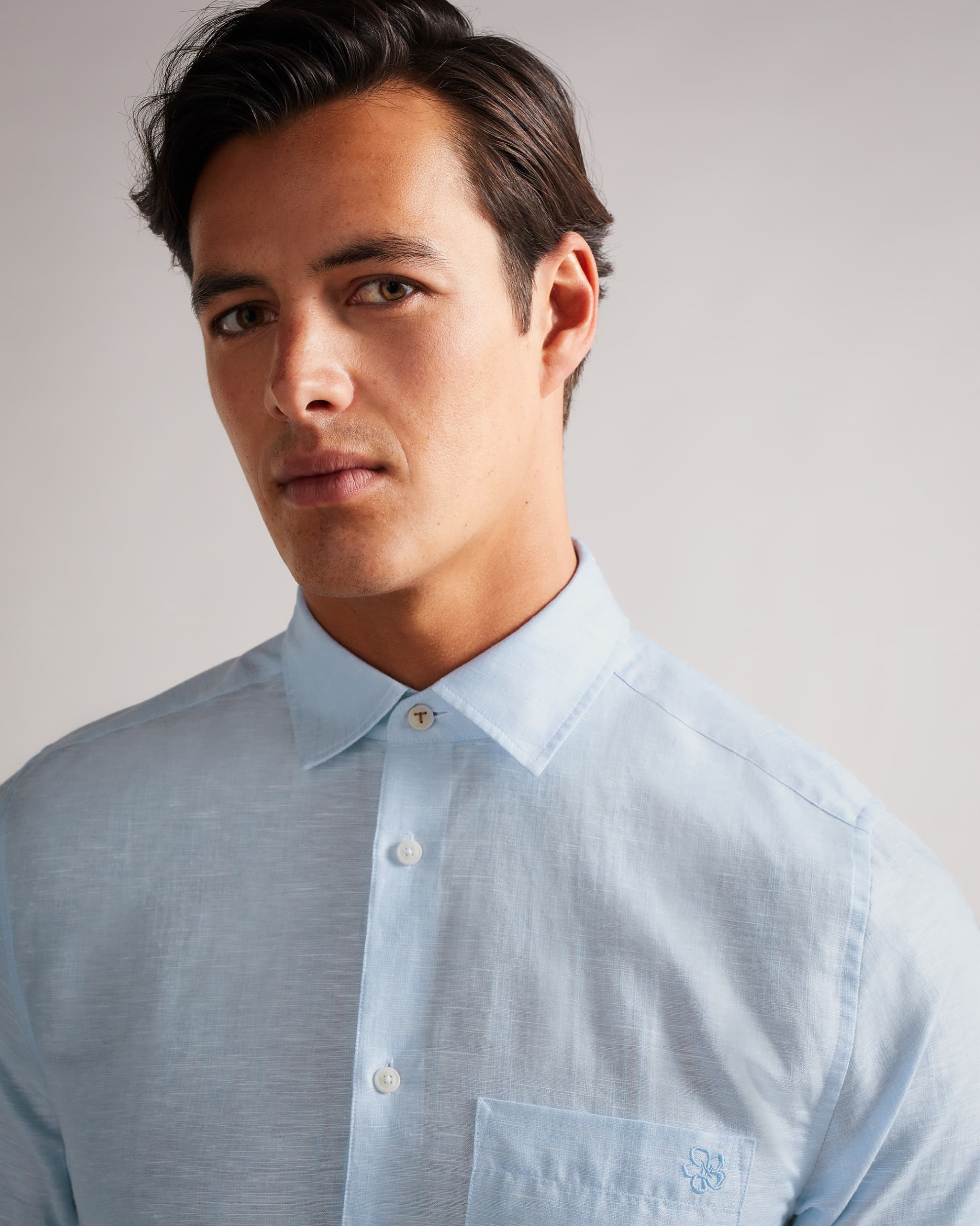 ted baker addle linen shirt