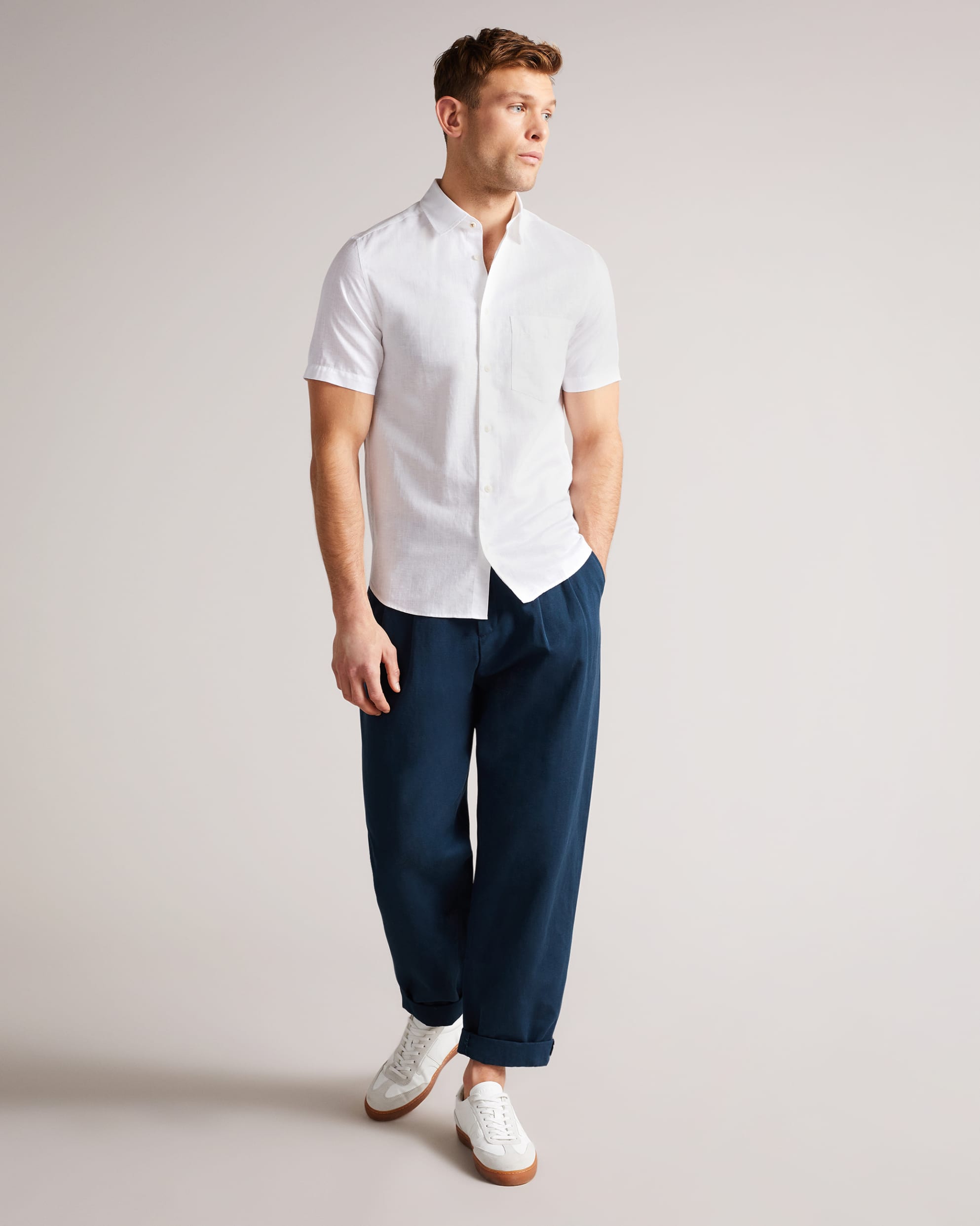 ted baker addle linen shirt