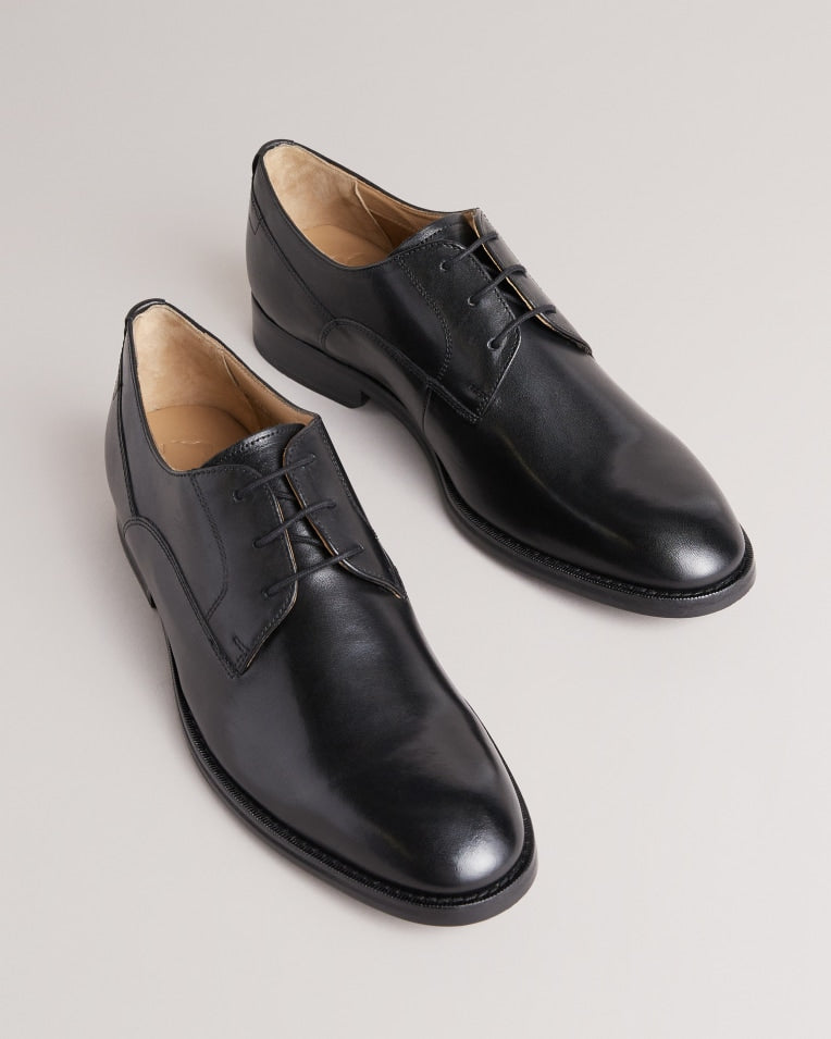 Kampten Formal Leather Derby Shoe Black