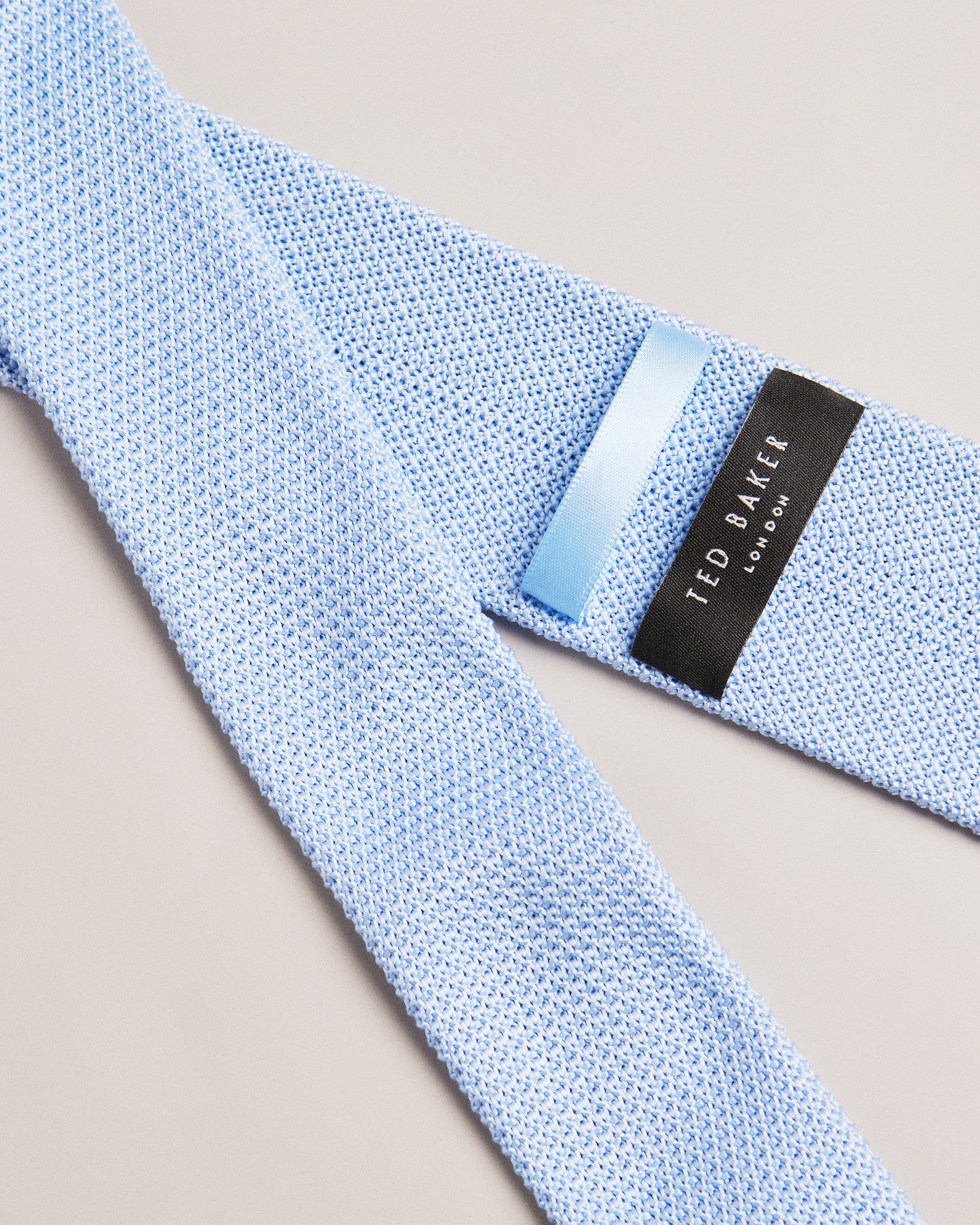 Kallino Knitted Tie Lt-Blue