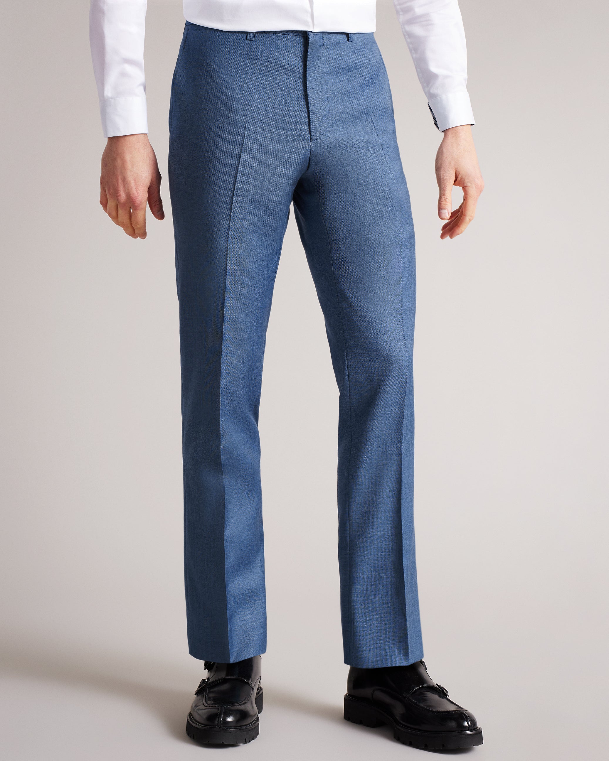 Camdets Slim Light Blue Suit Trousers