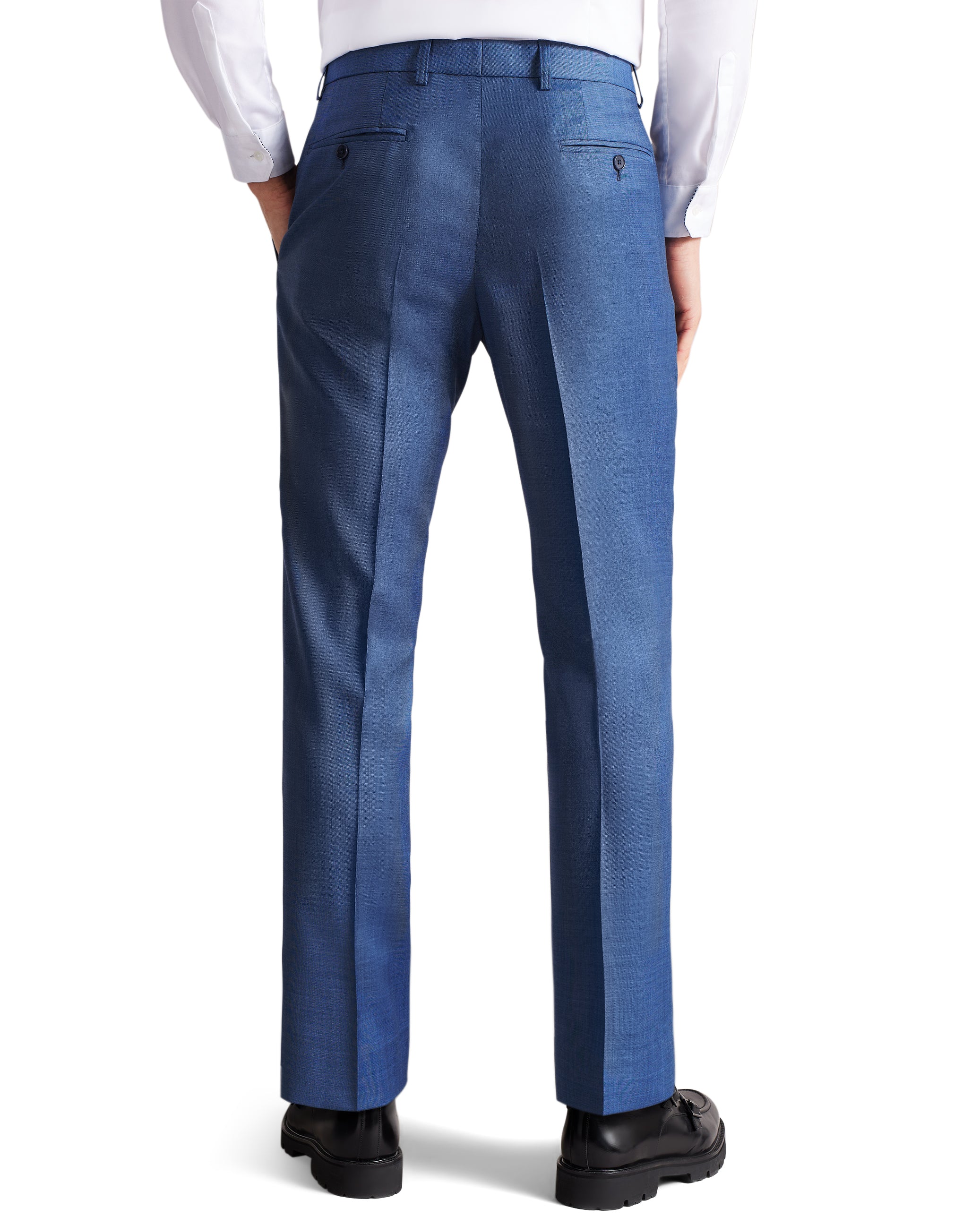 Camdets Slim Light Blue Suit Trousers