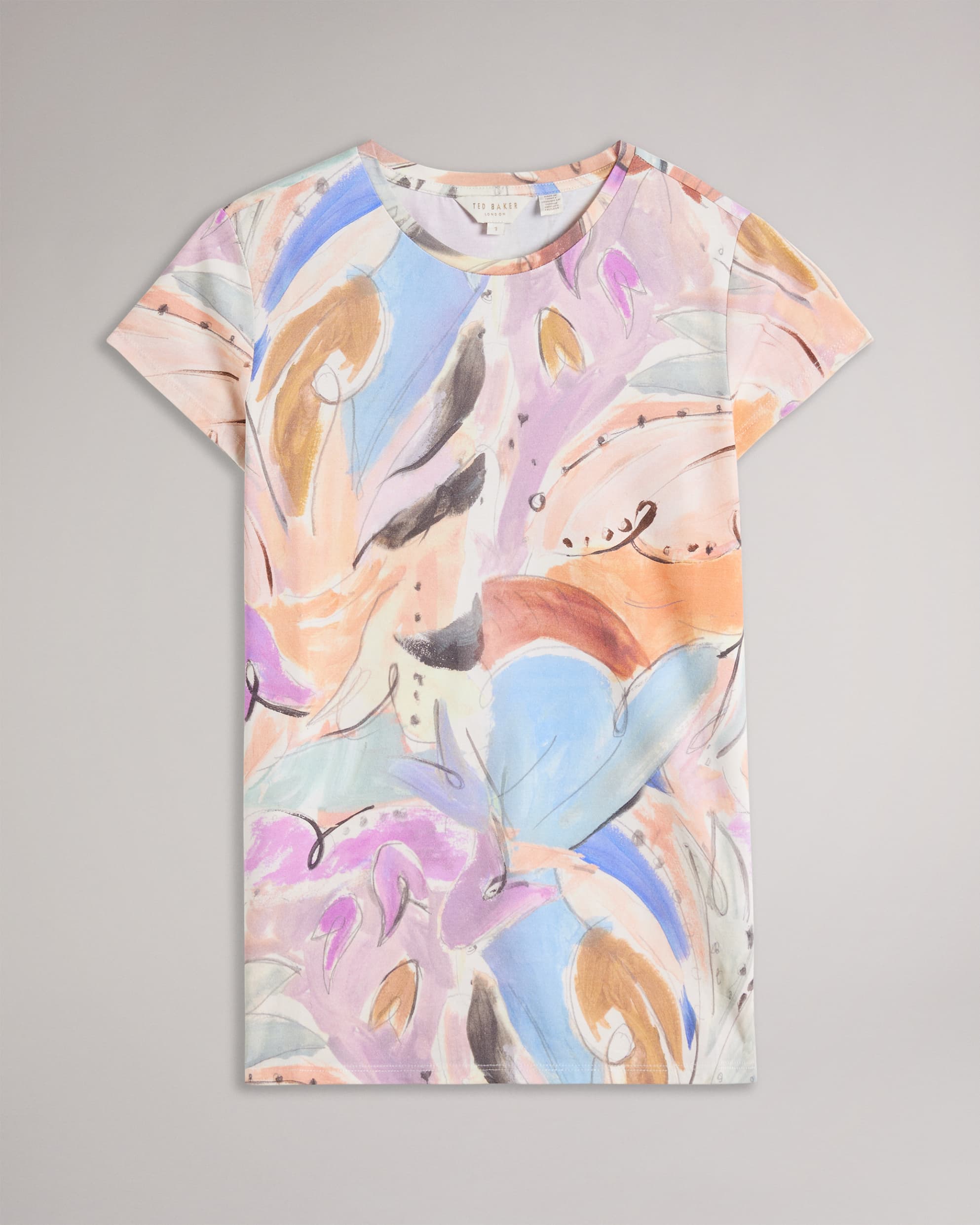 Rosiean Printed Fitted T-Shirt