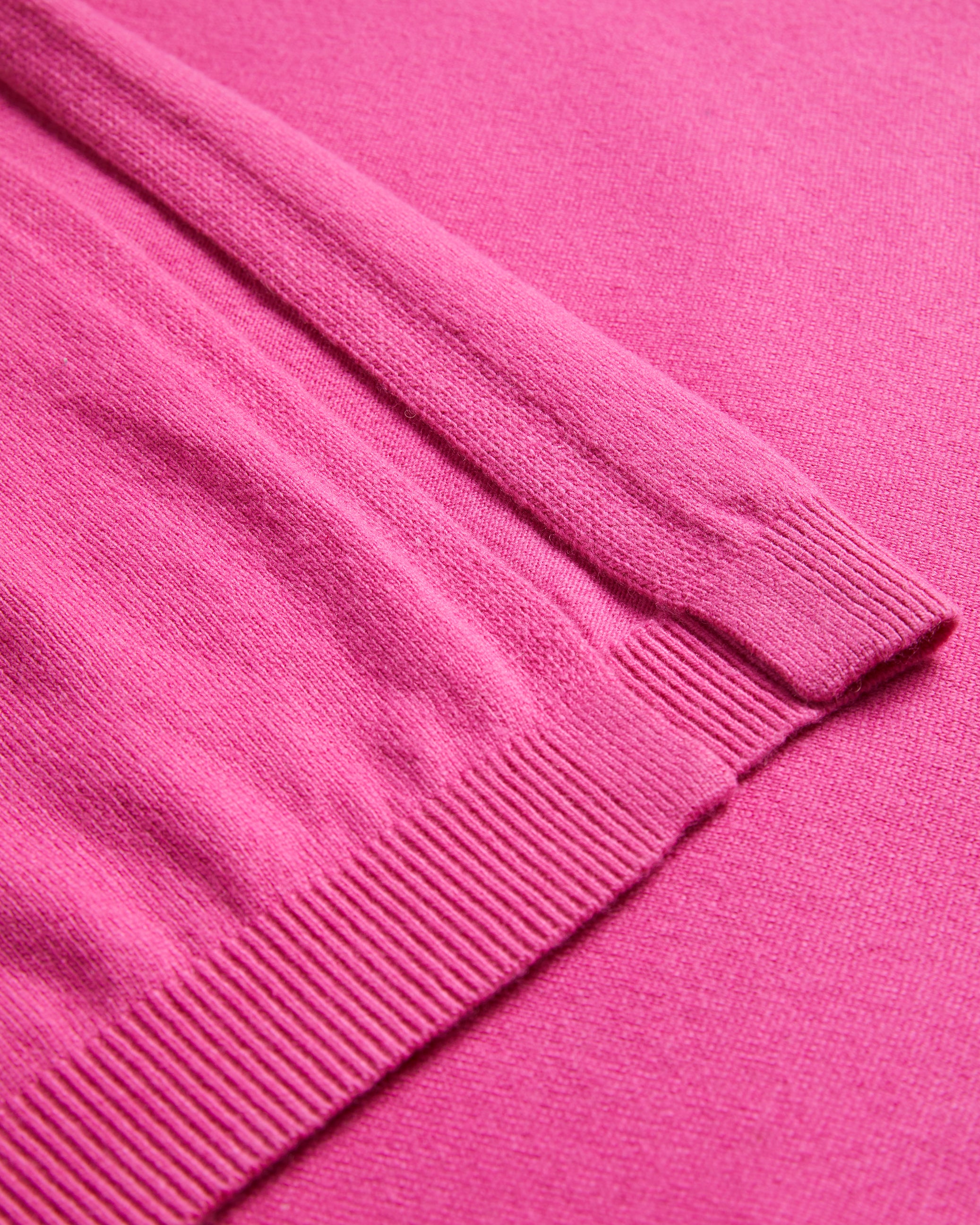 Essya Slouchy Tie Front Midi Knit Dress Brt-Pink