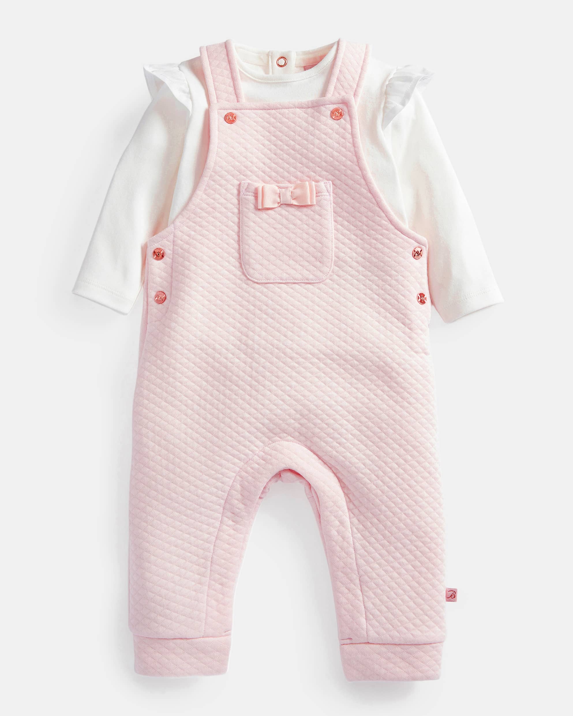 Travise 110199 Quilted Dungaree Set