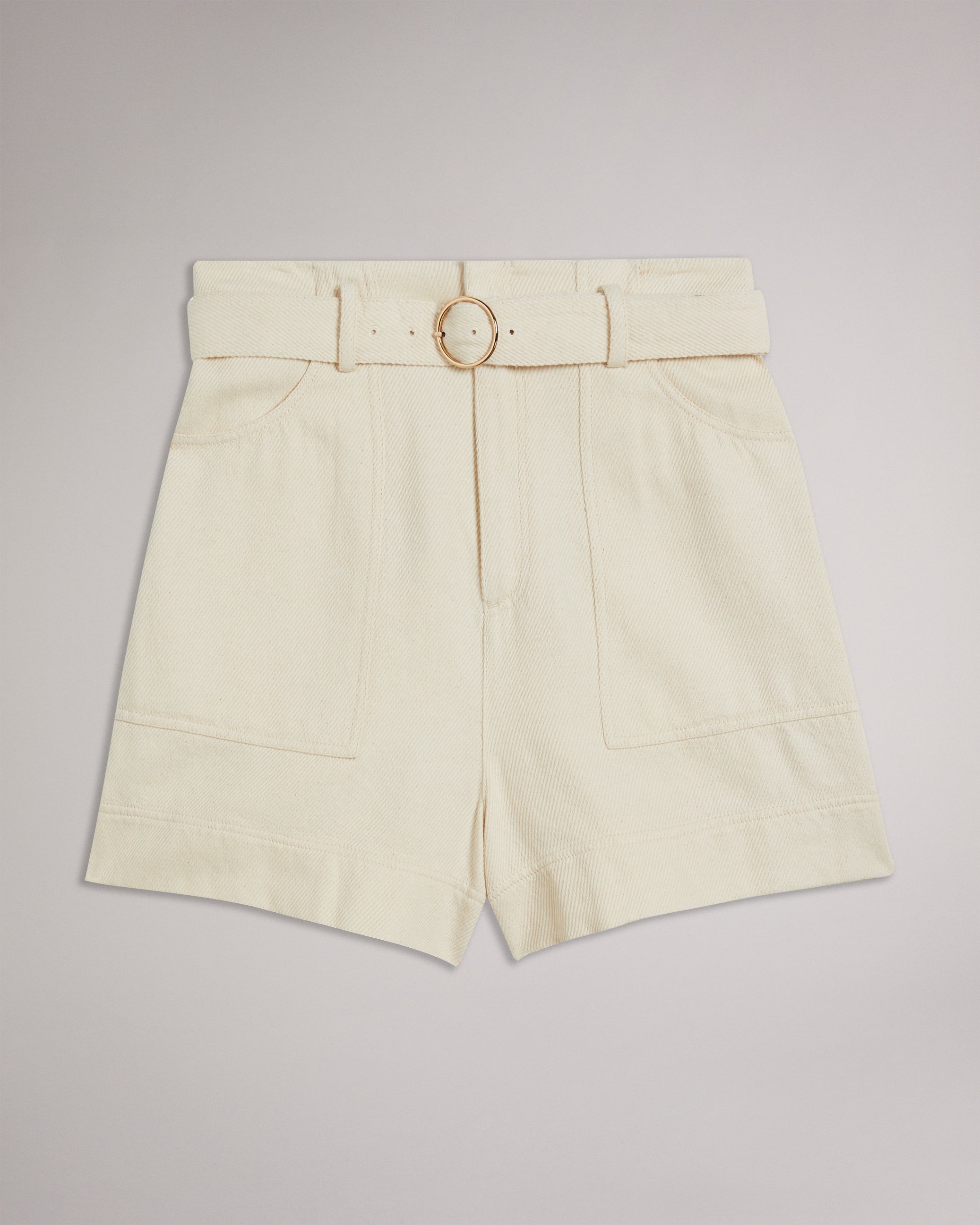 Indigow High Waisted Belted Shorts
